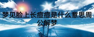 夢(mèng)見(jiàn)臉上長(zhǎng)痘痘是什么意思周公解夢(mèng)