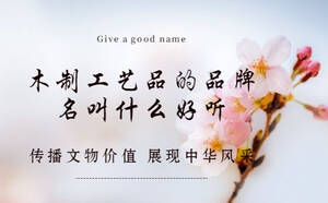 木制工藝品的品牌名叫什么好聽(tīng)